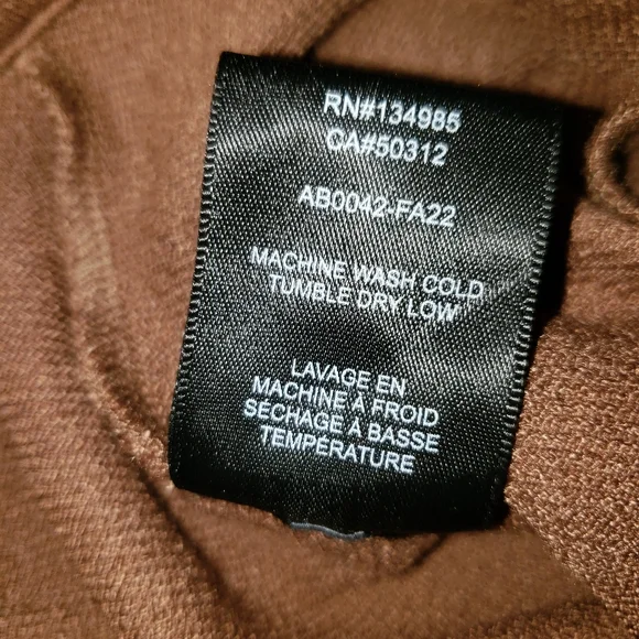 FOR LOVE & LEMONS Shannon Pants Camel Wide Leg Front Seam Knit Trousers Sz S - Picture 9 of 13